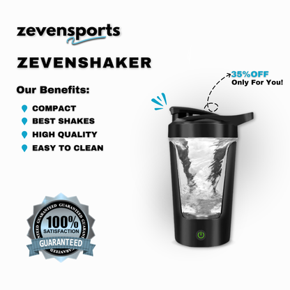 ZEVENSHAKER | 450ml Electric Protein Shaker
