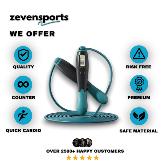 ZEVENROPE | Adjustable Counting Jump Rope